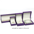 Stitching Leder Schmuck Box Ring / Halskette / Armband Verpackung Box